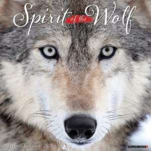 Spirit of the Wolf 2025 12 X 12 Wall Calendar de Willow Creek Press