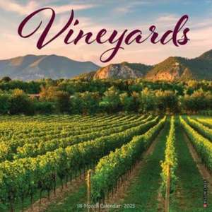 Vineyards 2025 12 X 12 Wall Calendar de Willow Creek Press