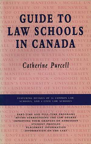 Guide to Law Schools in Canada