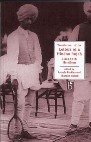 Letters of a Hindoo Rajah de Elizabeth Hamilton