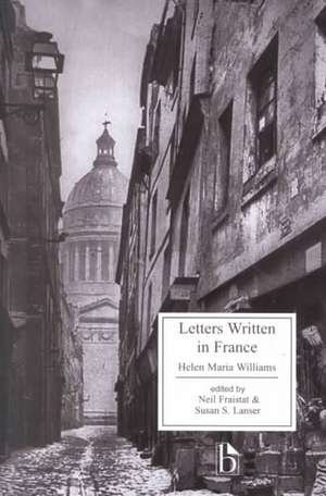 Letters Written in France de Helen Maria Williams