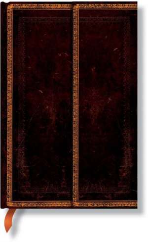 Paperblanks: Old Lthr, Black Moroc, Mini, Lin de Paperblanks