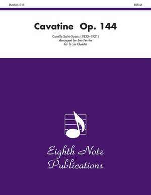 Cavatine, Op. 144: Trombone Feature, Score & Parts de Camille Saint-Saens