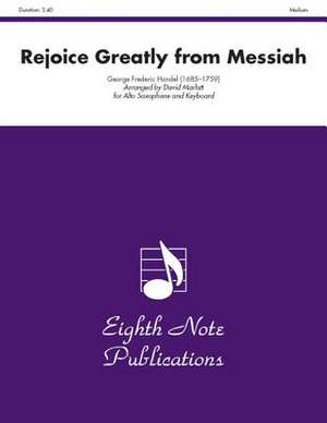 Rejoice Greatly O Daughter of Zion from Messiah: Medium de George Frederick Handel