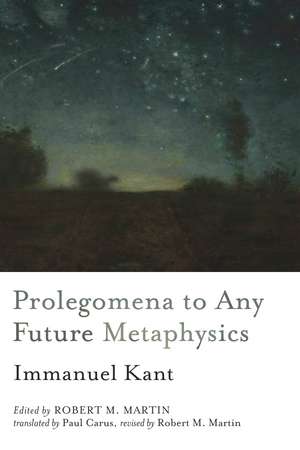 Prolegomena to Any Future Metaphysics de Immanuel Kant