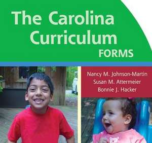 The Carolina Curriculum Forms CD-ROM de Nancy Johnson-Martin