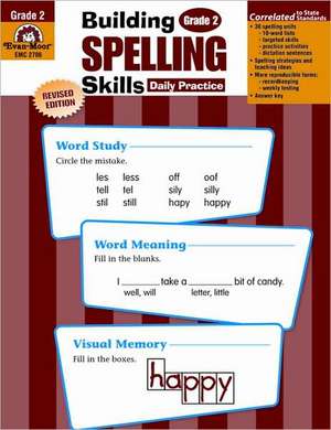 Building Spelling Skills, Grade 2 de Evan-Moor Educational Publishing