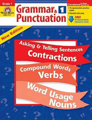 Grammar & Punctuation, Grade 1 de Jo Ellen Moore