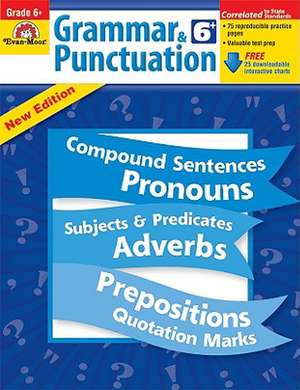 Grammar & Punctuation, Grade 6 de Jo Ellen Moore