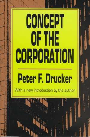 Concept of the Corporation de Peter Drucker