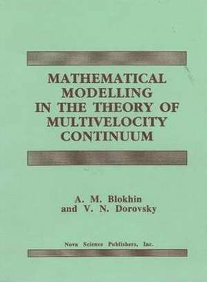 Mathematical Modelling in the Theory of Multivelocity Continuum de A M Blokhin