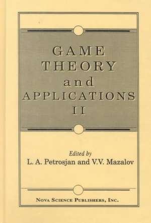 Game Theory & Applications: Volume II de Leon Petrosjan