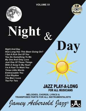 Jamey Aebersold Jazz -- Night & Day, Vol 51: Book & CD de Jamey Aebersold