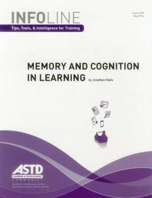 Memory and Cognition in Learning de Jonathan Halls