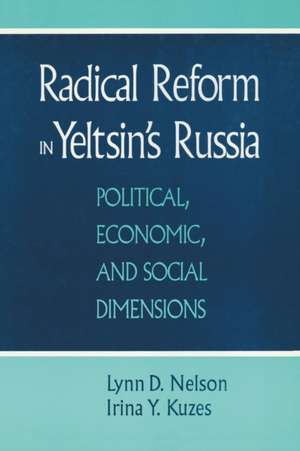 Radical Reform in Yeltsin's Russia: What Went Wrong? de Julie Nelson