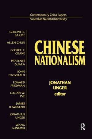 Chinese Nationalism de Jonathan Unger