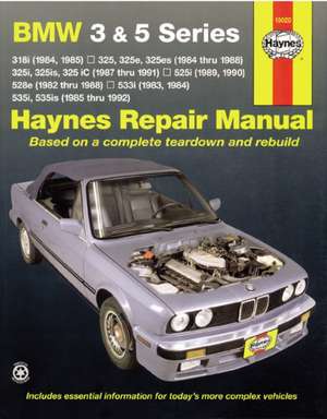 BMW 3 and 5 Series 1982-1992 de Haynes Publishing