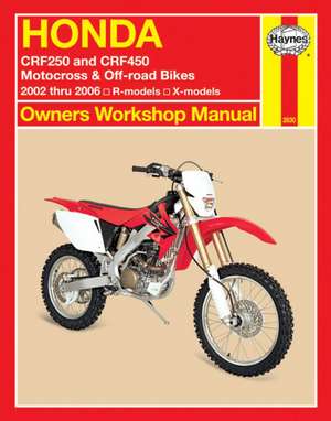 Honda CRF250 & CRF450 (02 – 06) de Haynes