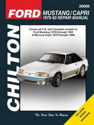 Ford Mustang 79–93 & Mercury Capri 79–86 (Chilton) de Haynes