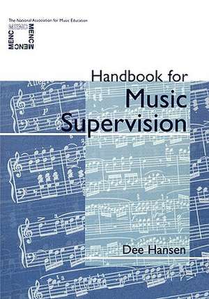 Handbook for Music Supervision de Dee Hansen