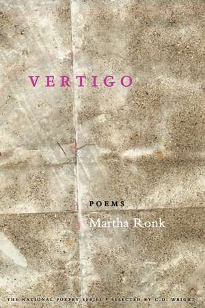 Vertigo de Martha Ronk