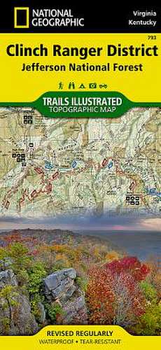 Clinch Ranger District, Jefferson National Forest: Trails Illustrated Other Rec. Areas