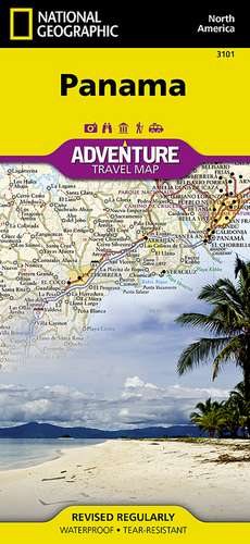 Panama: Travel Maps International Adventure Map de National Geographic Maps