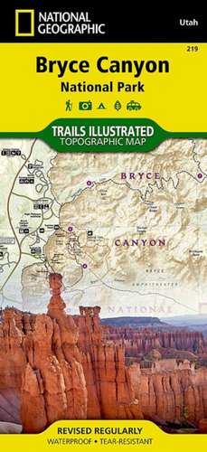 Bryce Canyon National Park: Trails Illustrated National Parks de National Geographic Maps