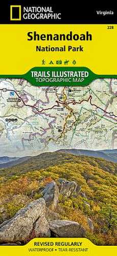 Shenandoah National Park: Trails Illustrated National Parks de National Geographic Maps