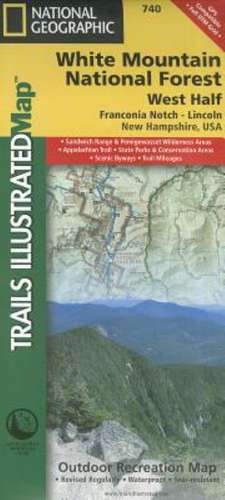 White Mountains National Forest, West: Trails Illustrated Other Rec. Areas de National Geographic Maps