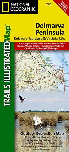 Delmarva Peninsula Map de National Geographic Maps - Trails Illustrated