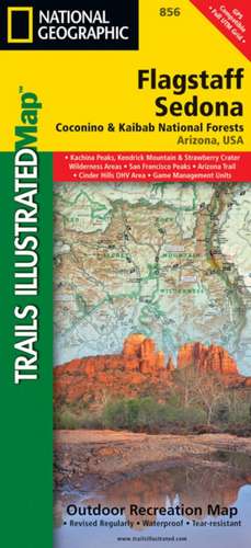 Flagstaff/Sedona, Coconino & Kaibab National Forests: Trails Illustrated Other Rec. Areas de National Geographic Maps