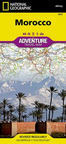 Morocco: Travel Maps International Adventure Map de National Geographic Maps