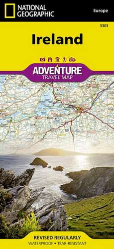 Ireland: Travel Maps International Adventure Map de National Geographic Maps