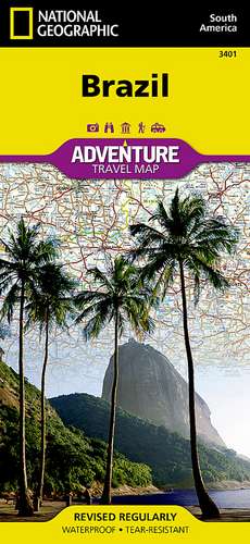 Brazil: Travel Maps International Adventure Map de National Geographic Maps