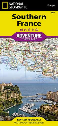 Southern France: Travel Maps International Adventure Map de National Geographic Maps