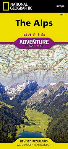 Alps: Travel Maps International Adventure Map