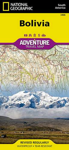 Bolivia: Travel Maps International Adventure Map de National Geographic Maps