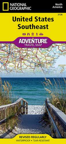 United States, Southeast Adventure Map de National Geographic Maps