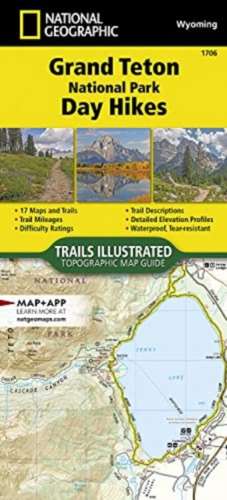 Grand Teton National Park Day Hikes de National Geographic Maps