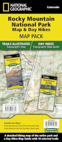 Rocky Mountain National Park Map & Day Hikes [map Pack Bundle] de National Geographic Maps