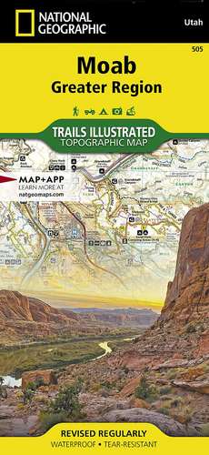 Moab Greater Region de National Geographic Maps