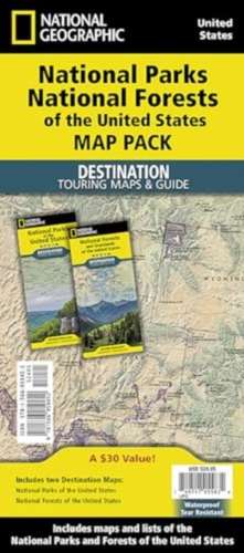 National Parks & National Forest of the Us [Map Pack Bundle] de National Geographic Maps