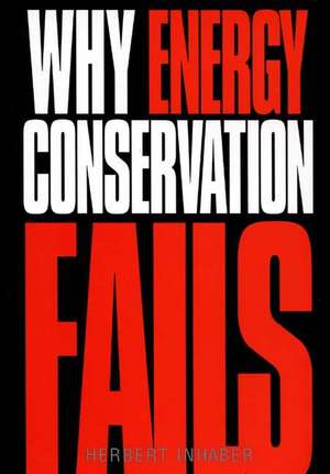 Why Energy Conservation Fails de Herbert Inhaber