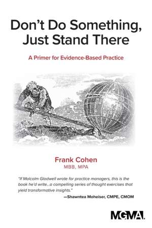 Don't Do Something, Just Stand There de Frank Cohen