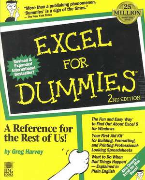 Excel For Dummies de Greg Harvey