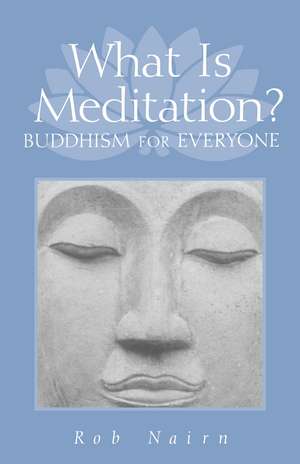 What Is Meditation?: Buddhism for Everyone de Rob Nairn