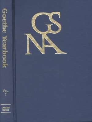 Goethe Yearbook 7 de Thomas Saine