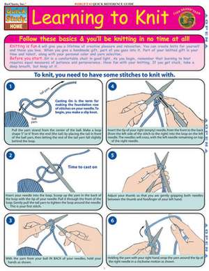 Learning to Knit de BarCharts Inc