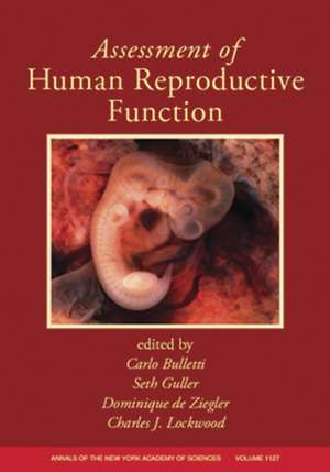 Human Reproduction in 2007 de C Bulletti